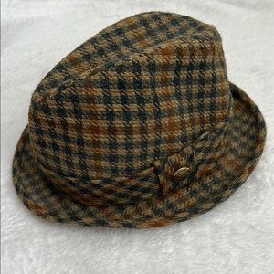 VTG Harvard Custom American Wool Dark Academia Tweed Retro Bucket Walking Hat